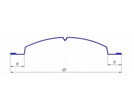 Металлический штакетник цвет серый